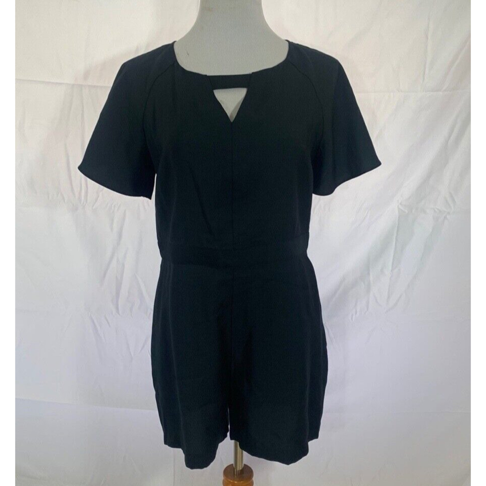 Banana Republic Factory Store Women Black Romper Shorts 6P